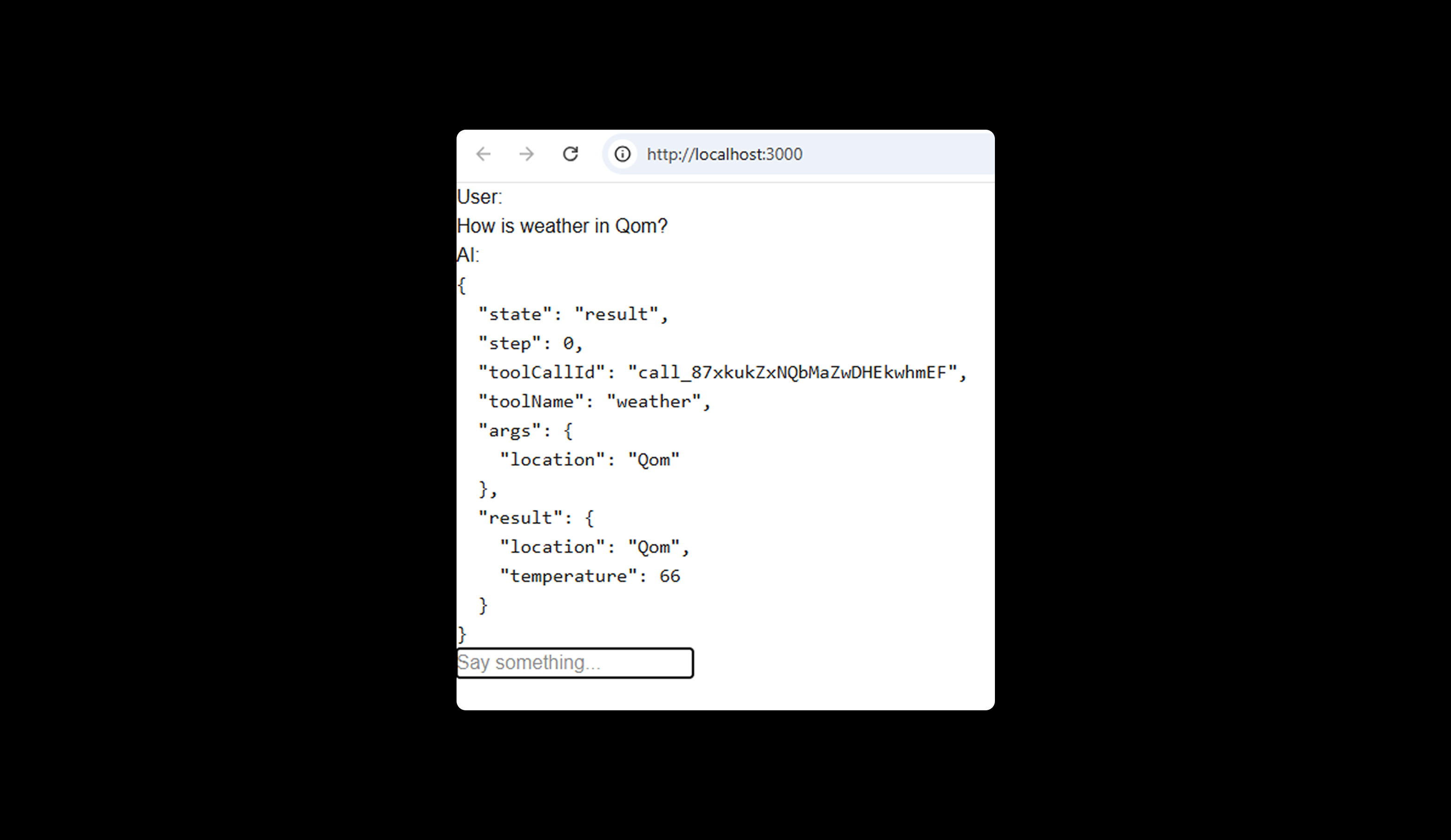 work with chatbot in nextjs with tools