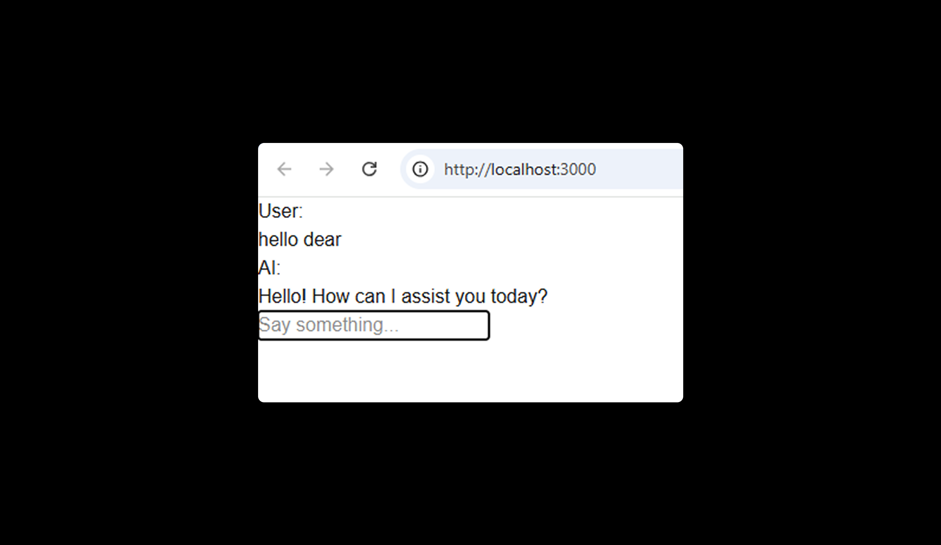 work with chatbot in nextjs